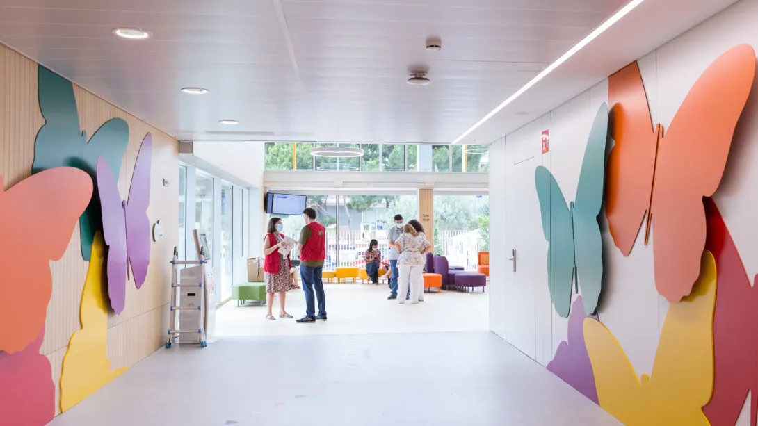 Passadís de l'SJD Pediatric Cancer Center Barcelona Passadís de l'SJD Pediatric Cancer Center Barcelona