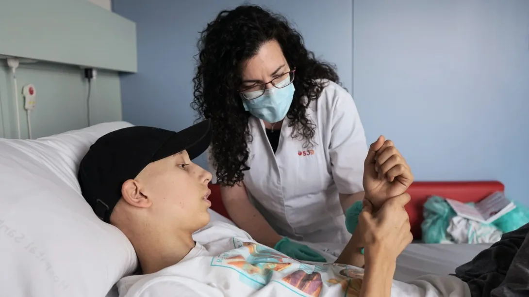 Paciente de oncología integrativa pediátrica Paciente de oncología integrativa pediátrica del Hospital Sant Joan de Déu