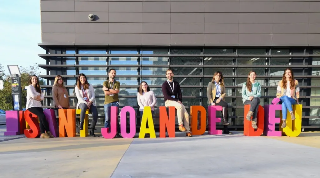 Fotografía de equipo de Hematología del Hospital Sant Joan de Déu Barcelona