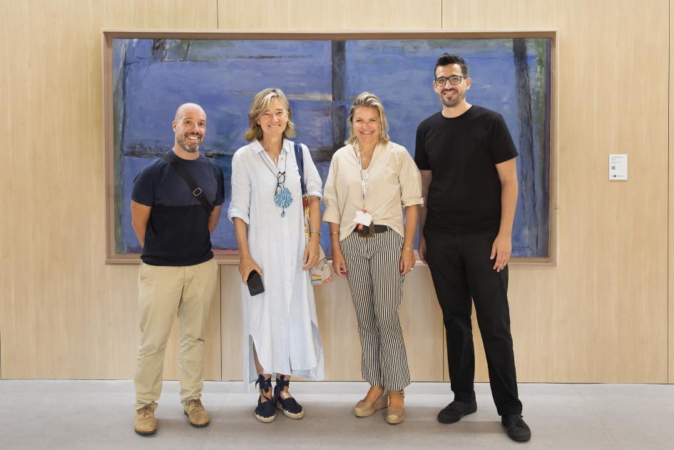 La obra de Ràfols-Casamada "L'estany" en el SJD Pediatric Cancer Center Barcelona