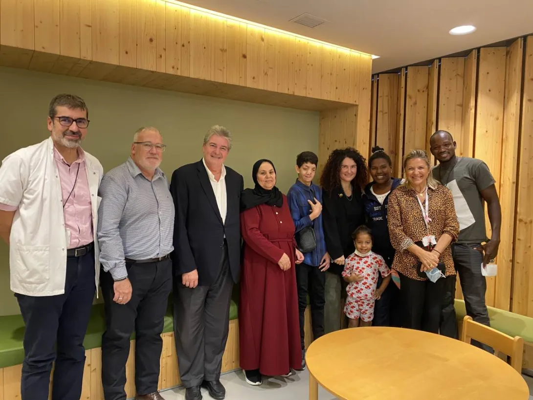 Visita de representantes de Agefred al Hospital Sant Joan de Déu Barcelona Visita de representantes de Agefred al Hospital Sant Joan de Déu Barcelona