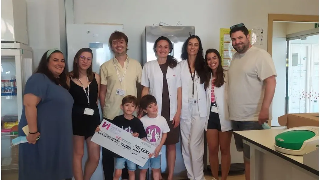 Lliurament del donatiu per part de Fundació Noelia a l'Hospital Sant Joan de Déu Barcelona Lliurament del donatiu per part de Fundació Noelia a l'Hospital Sant Joan de Déu Barcelona