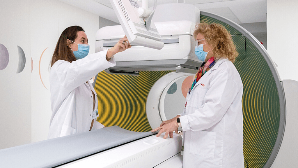 Diagnostic imaging equipment at the SJD Barcelona Children's Hospital