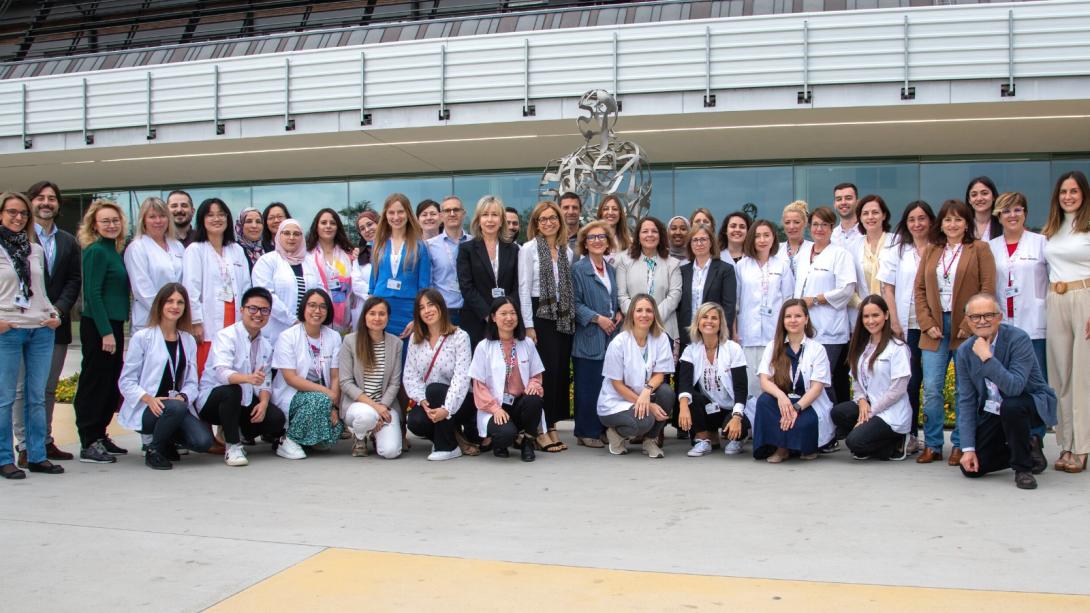 Équipe du Département des Patients Internationaux de l'Hôpital Sant Joan de Déu de Barcelone.
