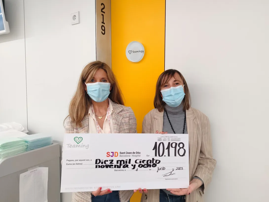 Donació Fundació Teaming Donació Fundació Teaming