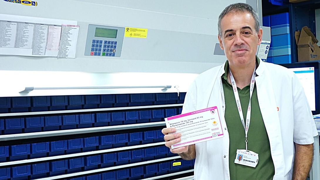 Ton Noguera, a pediatrician at SJD Barcelona Children's Hospital specialised in tuberculosis