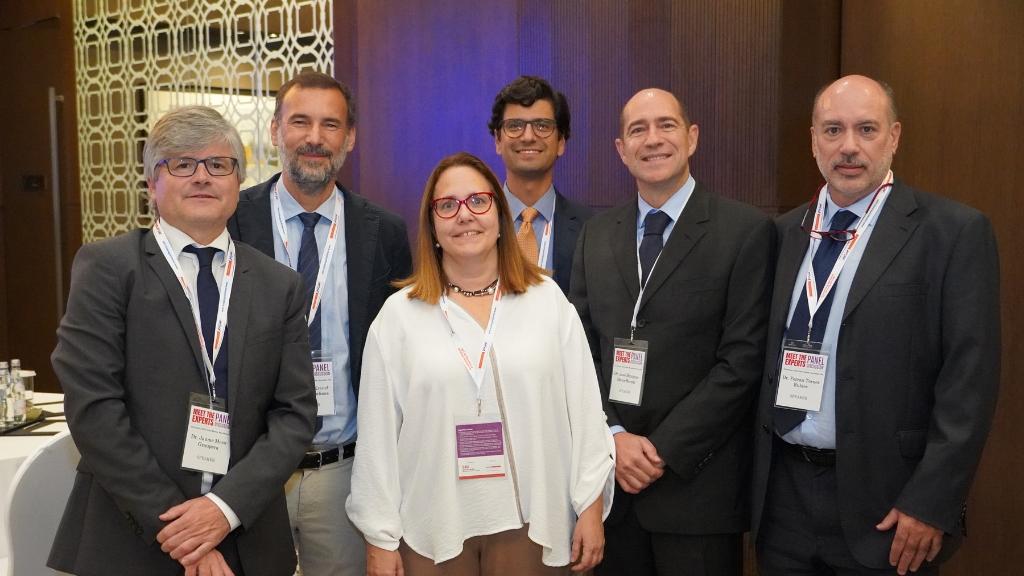 Oncologists and surgery team during the presentation in Abu Dhabi