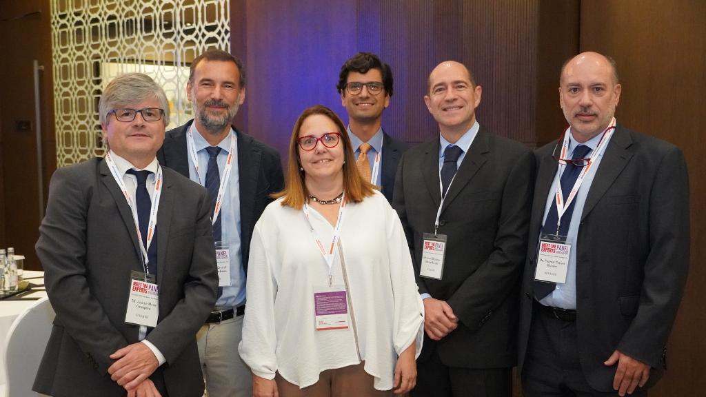 Oncologists and surgery team during the presentation in Abu Dhabi Oncologists and surgery team during the presentation in Abu Dhabi