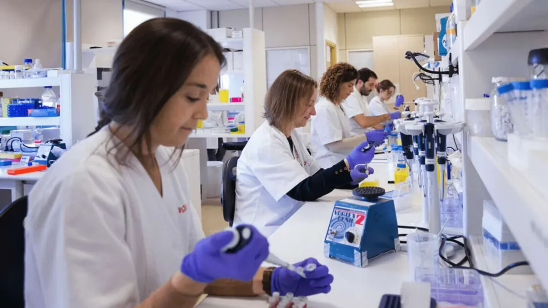 Laboratorio de investigacion oncológica en el Hospital Sant Joan de Déu Barcelona