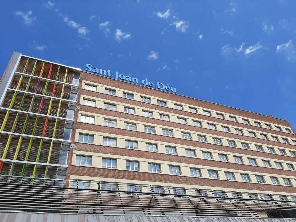 Façade of the Hospital Sant Joan de Déu Barcelona