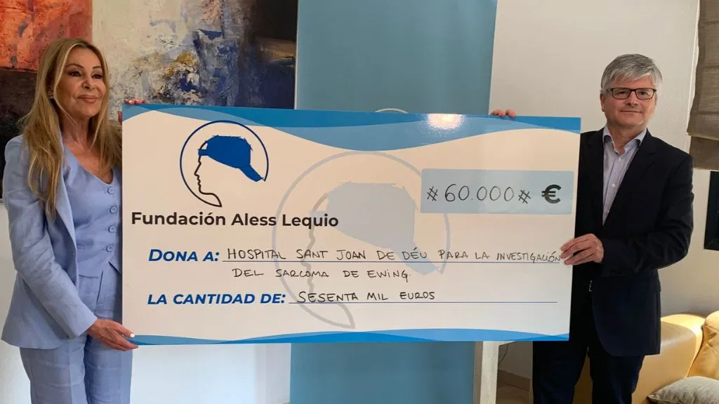 Donación Fundación Aless Lequio Donación Fundación Aless Lequio