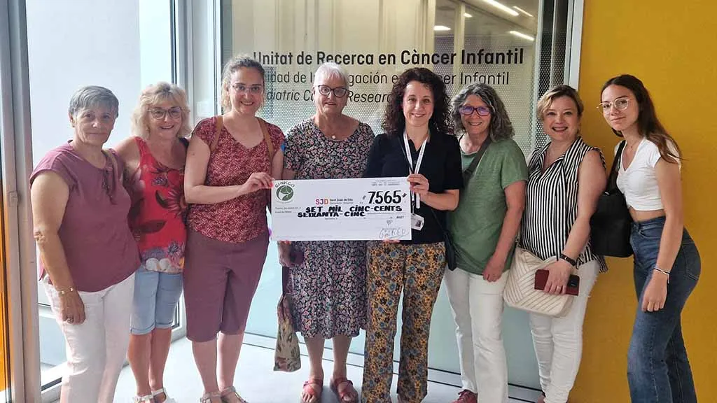 Lliurament de la donació de Ginkgo a l'Hospital Sant Joan de Déu Lliurament de la donació de Ginkgo a l'Hospital Sant Joan de Déu