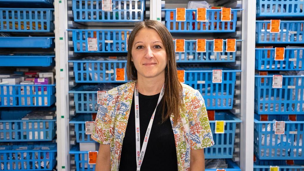 Sandra López, enfermera de Sant Joan de Déu en Casa. Sandra López, enfermera de SJD en Casa.