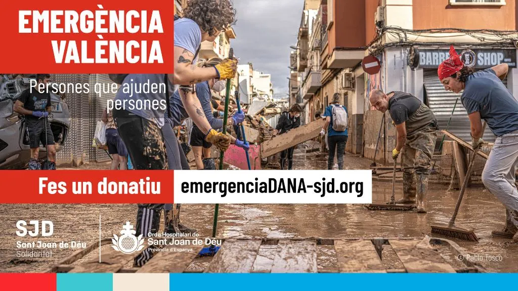 Imatge de la campanya de solidaritat per l'emergència de la DANA de València Imatge de la campanya de solidaritat per l'emergència de la DANA de València