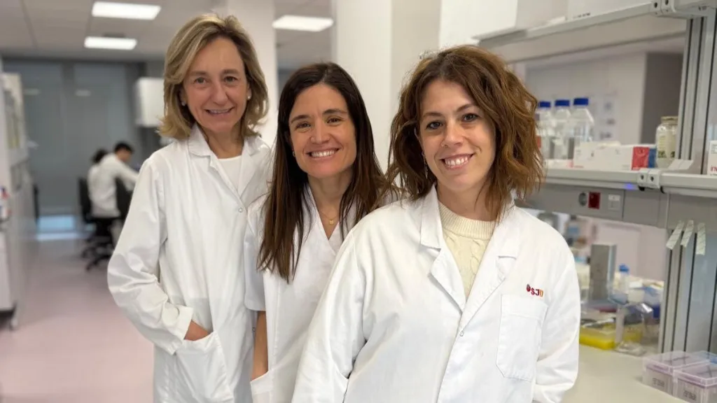 Eulàlia Baselga, Marta Ivars y Sandra Castillo, investigadoras de Sant Joan de Déu Eulàlia Baselga, Marta Ivars y Sandra Castillo, investigadoras de Sant Joan de Déu