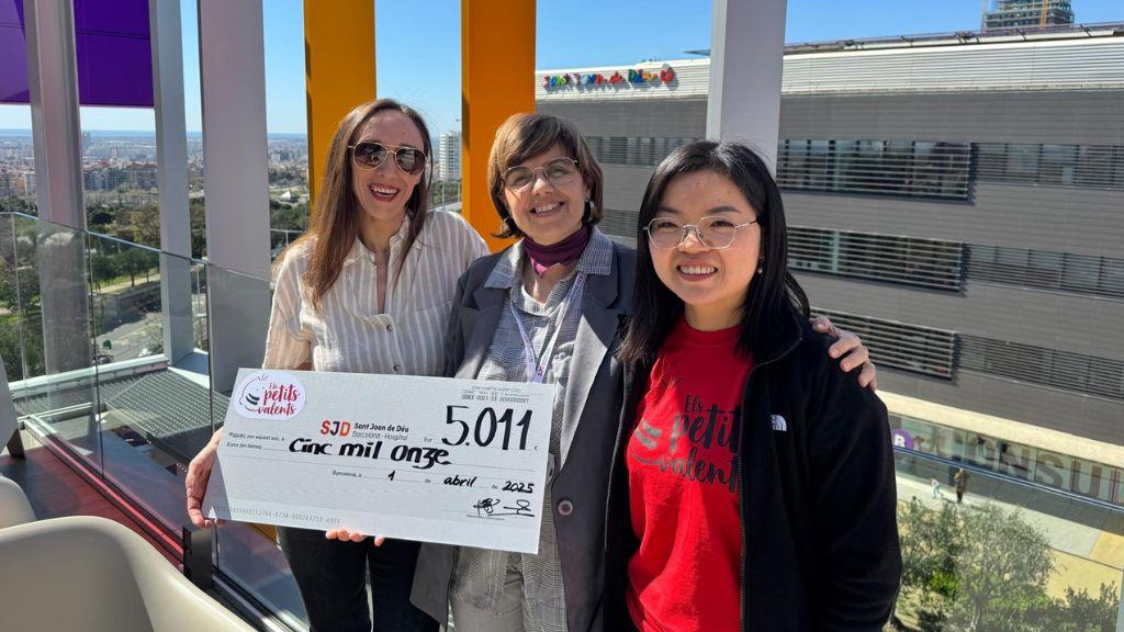 Entrega de la última donación de Els Petits Valents de Sant Celoni Entrega de la última donación de Els Petits Valents de Sant Celoni