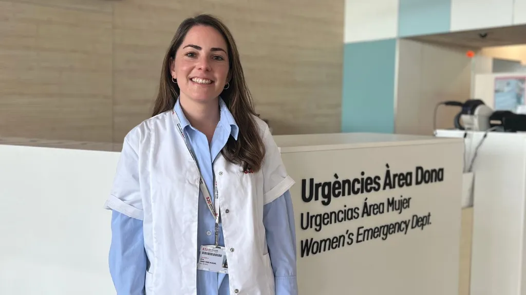 Eva Martínez, comadrona del Hospital Sant Joan de Déu Barcelona
