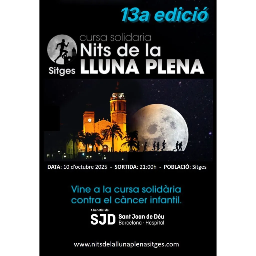 13a Cursa Solidària Nits de la Lluna Plena Sitges