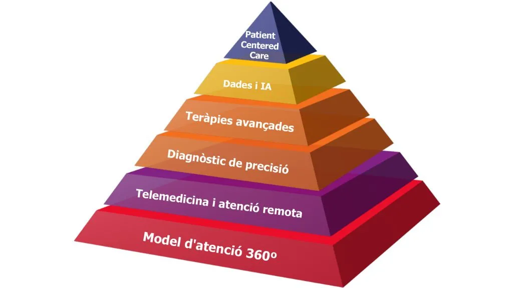 Piràmide d'organització de l'estratègia Únicas SJD