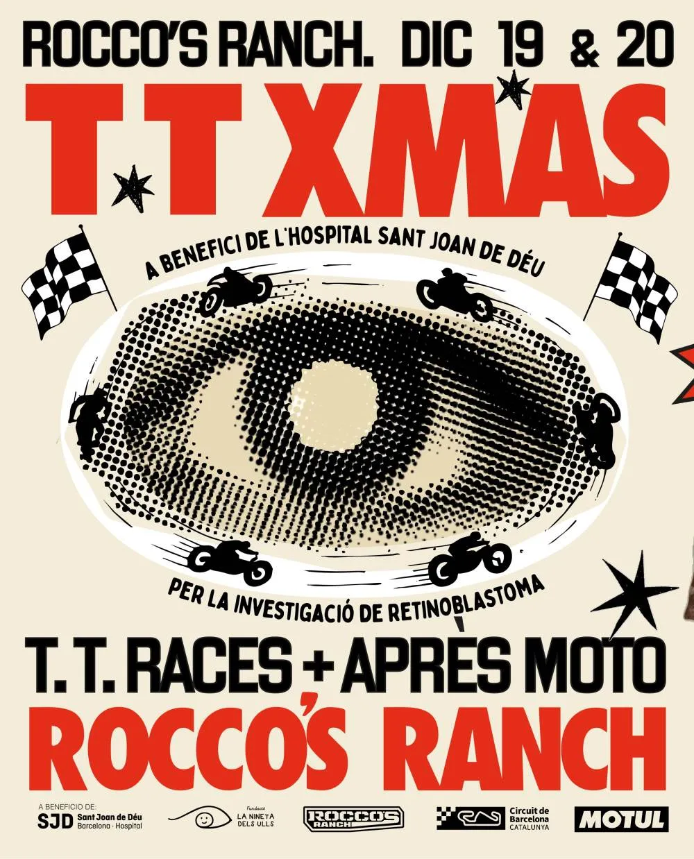 Cartel evento benéfico Rocco's Ranch Cartel evento benéfico Rocco's Ranch