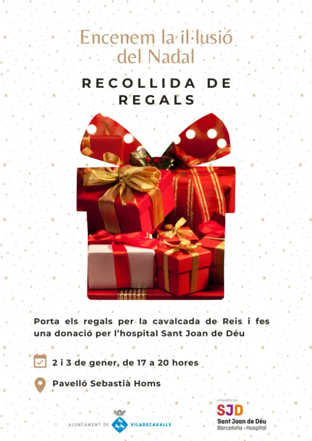 Cartell de la campanya de regals de Viladecavalls 2025 Cartell de la campanya de regals de Viladecavalls 2025