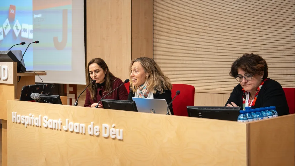 Momento de la jornada sobre leucodistrofia metacromática en el Hospital Sant Joan de Déu Barcelona