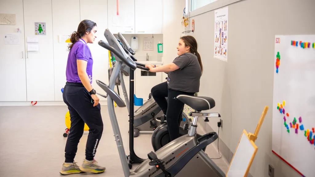 Una paciente de la Unidad SEGUIM de Sant Joan de Déu Una paciente de la Unidad SEGUIM de Sant Joan de Déu