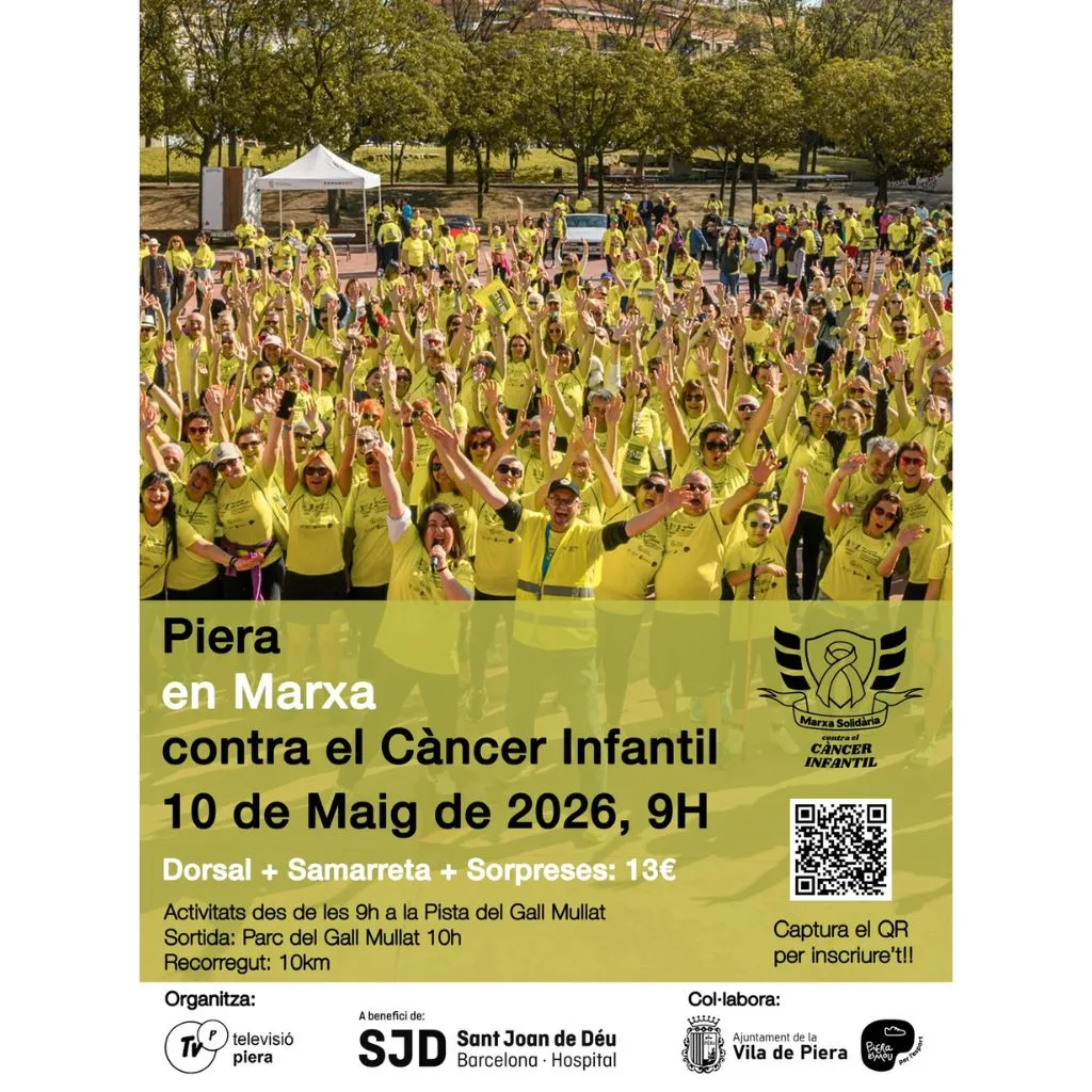 Piera en Marxa contra el càncer infantil Piera en Marxa contra el càncer infantil