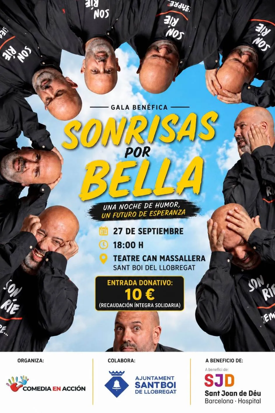 Cartel Gala benéfica Sonrisas por Bella