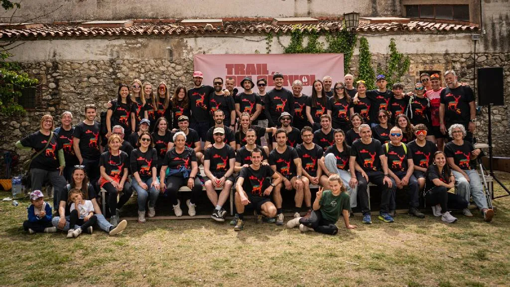 Imagen del grupo de participantes del Trail de Cèrvol Imagen del grupo de participantes del Trail de Cèrvol