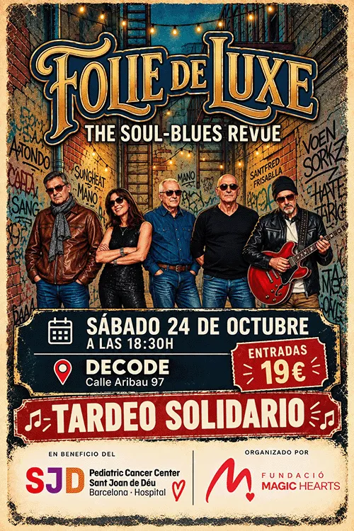 Agenda tardeo solidari Folie de Luxe Hospital Sant Joan de Déu Barcelona Agenda tardeo solidari Folie de Luxe Hospital Sant Joan de Déu Barcelona