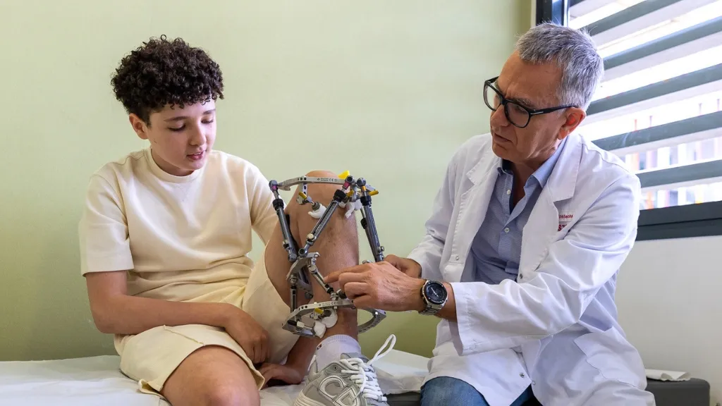 Paciente del Servicio de Ortopèdia y Traumatologia del Hospital Sant Joan de Déu Barcelona