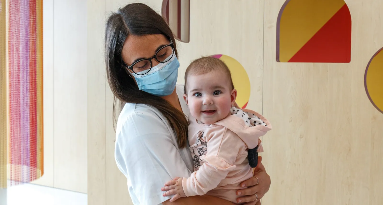 Paciente con profesional Hospital Sant Joan de Déu Barcelona
