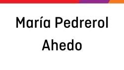 María Pedrerol Ahedo María Pedrerol Ahedo