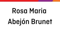 Rosa Maria Abejón Brunet Rosa Maria Abejón Brunet