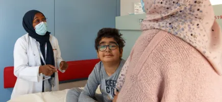 Familia atendida por Servicios Internacionales del Hospital Sant Joan de Déu Barcelona Familia atendida por Servicios Internacionales del Hospital Sant Joan de Déu Barcelona