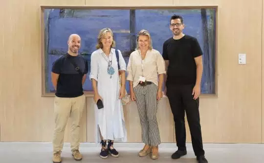 La obra de Ràfols-Casamada "L'estany" en el SJD Pediatric Cancer Center Barcelona