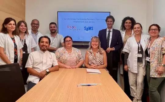 L’associació SAMS renova la col·laboració amb la Unitat d’Arrítmies de l’Hospital Sant Joan de Déu