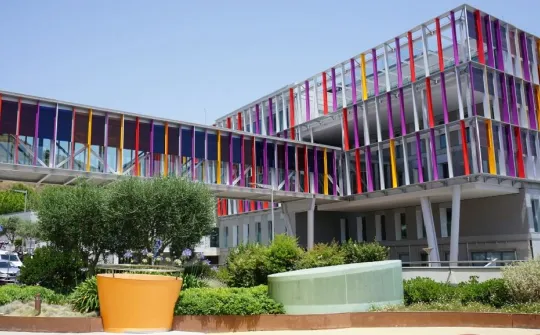 External façade of SJD Pediatric Cancer Center Barcelona