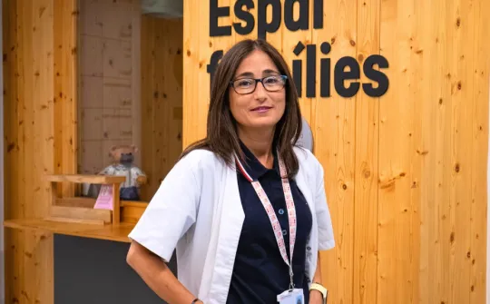 Ana Maria Alonso, cap de treball social de l'Hospital Sant Joan de Déu Barcelona