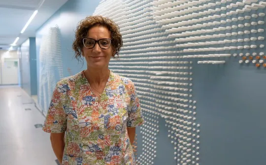 María José Troyano, Head of Nursing in the Neonatology Department
