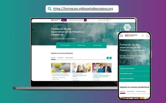 Nova web de SJD Formació - Hospital Sant Joan de Déu Barcelona
