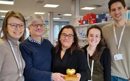 Entrega cor d'or Asociación Rabdomiosarcoma