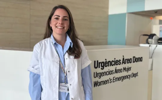 Eva Martínez, comadrona del Hospital Sant Joan de Déu Barcelona