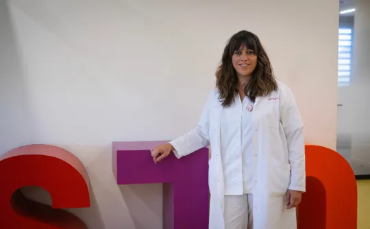 Sara Palou, infermera especialitzada en accés venós