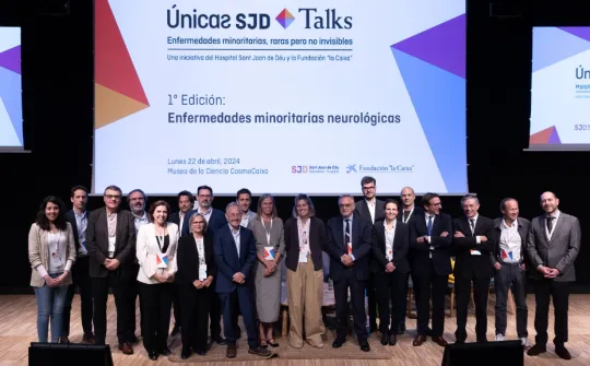 Foto de familia de la primera edición de Únicas Talks en Barcelona