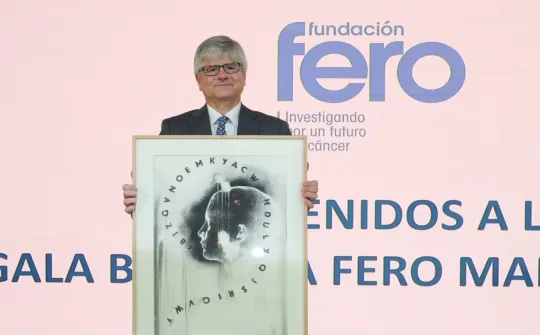 Dr. Jaume Mora a la gala de les beques Fero Dr. Jaume Mora a la gala de les beques Fero