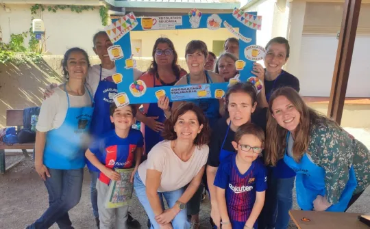 Chocolatada solidaria en la Escola Jaume Ferran i Clua Chocolatada solidaria en la Escola Jaume Ferran i Clua