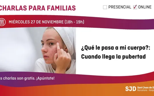 Webinar: ¿Qué le pasa a mi cuerpo? Cuando llega la pubertad