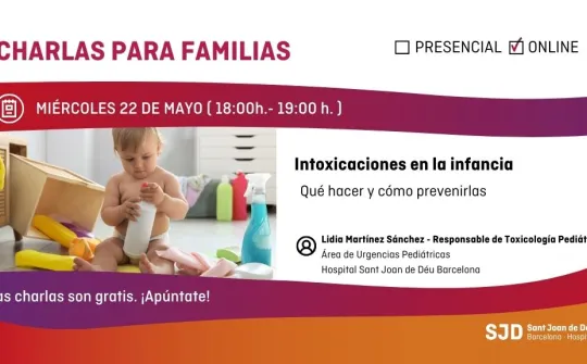 Webinar: Intoxicaciones en la infancia. Qué hacer y cómo prevenirlas